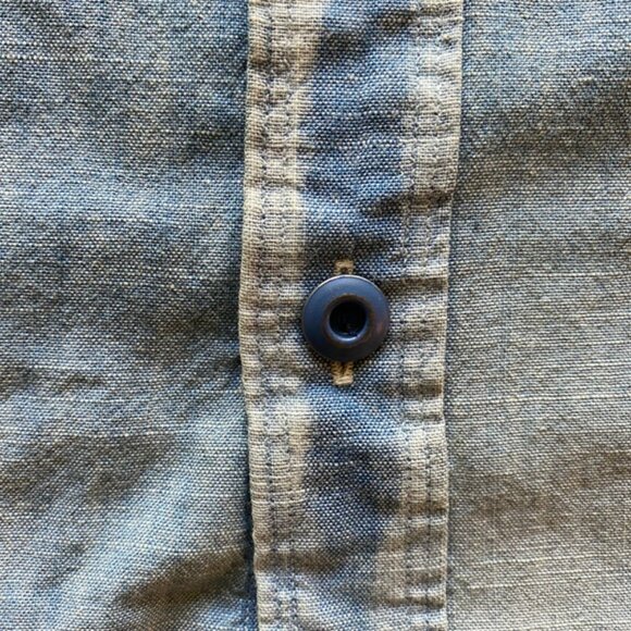 Ralph Lauren Vintage Men's Light Chambray Workshirt size Medium - Picture 9 of 16